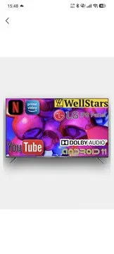 Smart TV 43 Full HD yengi WellStars televizor LG ponel ekran 1922×1080 image 6