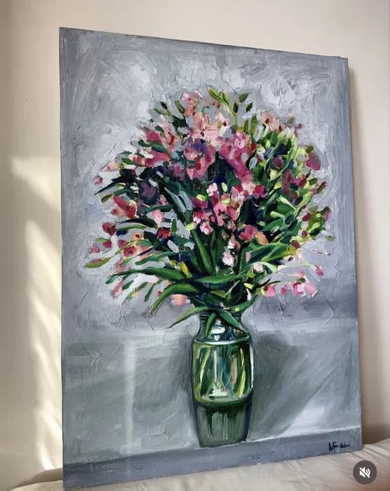 Картина маслом Цветы image 3