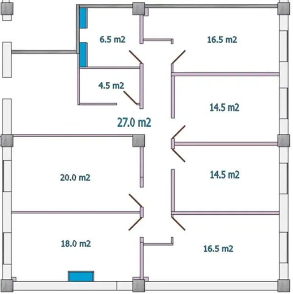 Коммерческое помещение SOHO IVLIVA 138 м2 Коммерческое помещение SOHO IVLIVA 138 м2