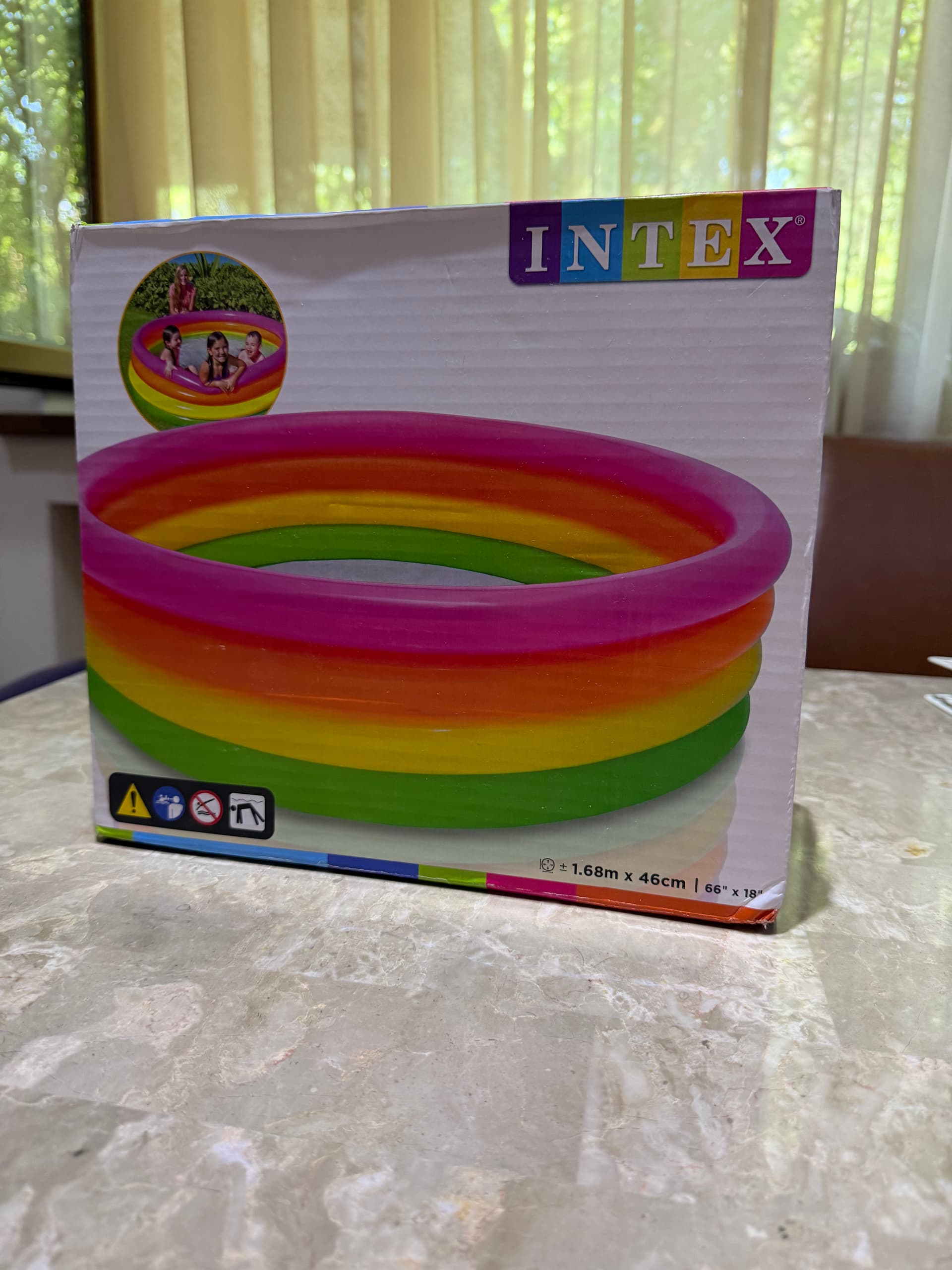 Детский бассейн Радуга INTEX 1 Детский бассейн Радуга INTEX image 1