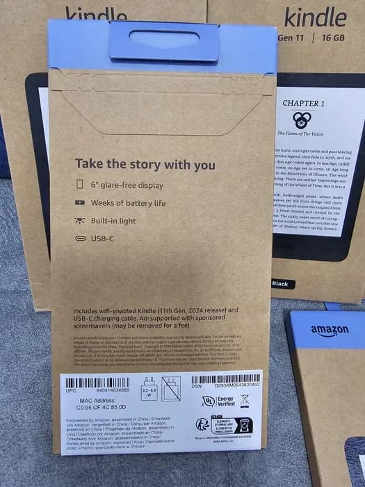 Электронная книга (читалка) Kindle 11gen 2024, 16Gb, 6" 4 Электронная книга (читалка) Kindle 11gen 2024, 16Gb, 6" image 4