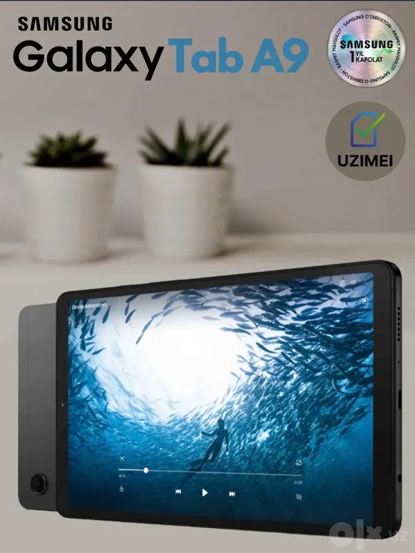 Samsung Galaxy Tab A9 blur bg