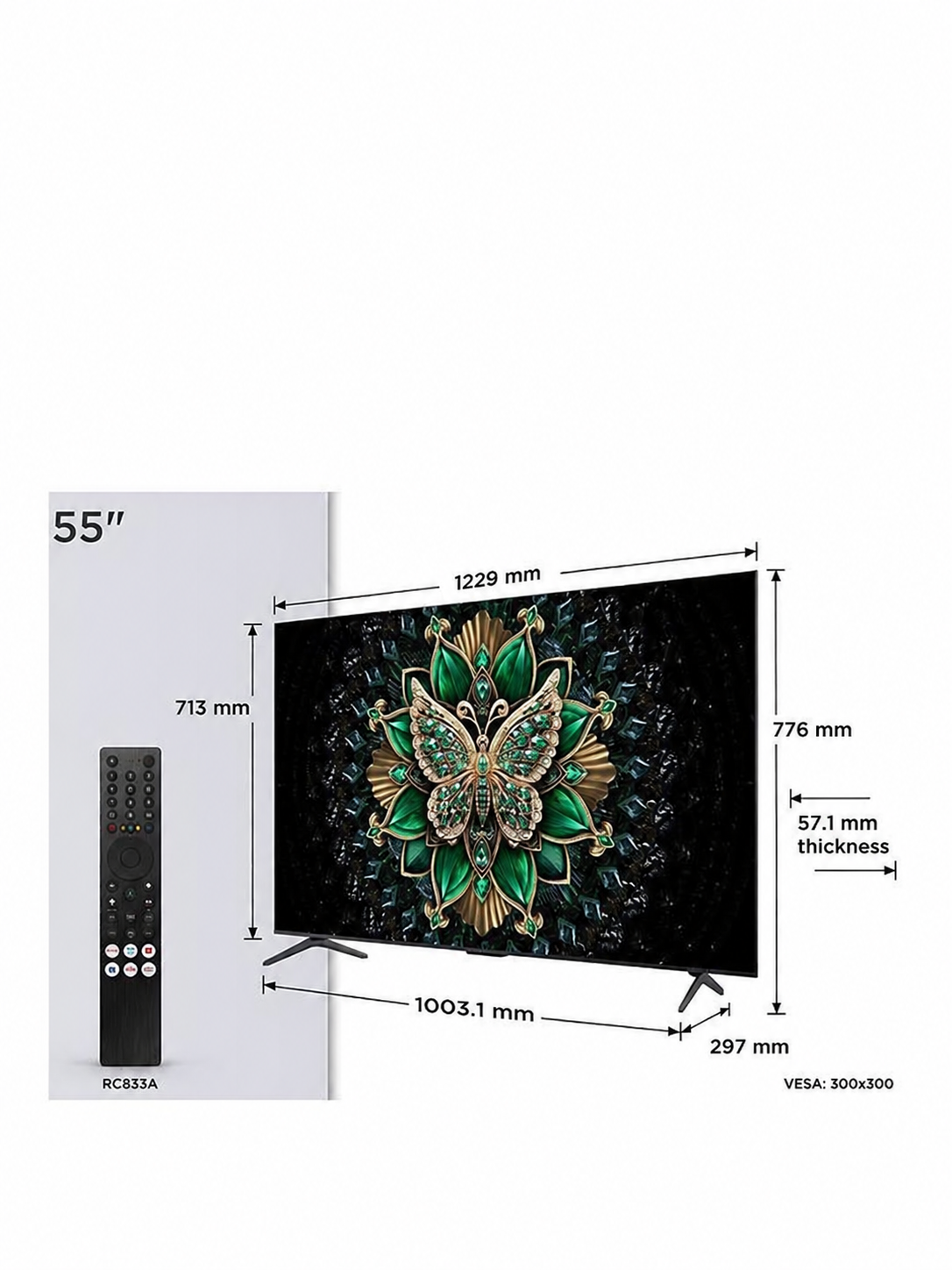 Телевизор Tcl 4K uhd smart/qd mini led/ 144hz / +Доставка +Прошивка image 1