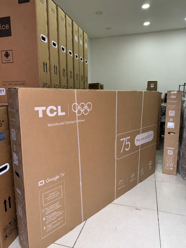 Телевизор 75/85 TCL Smart TV 4K доставка бесплатна blur bg