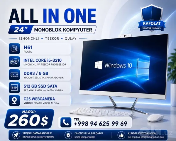 Kompyuter va monobloklar blur bg