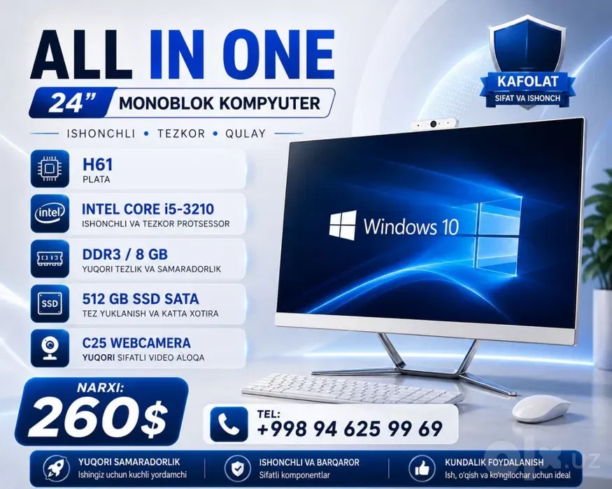 Kompyuter va monobloklar 0 Kompyuter va monobloklar image 0
