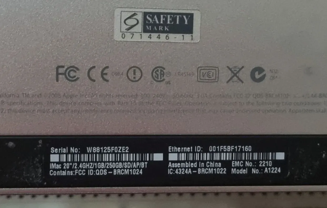 Моноблок Apple iMac 20" / Рабочий / Недорого image 2