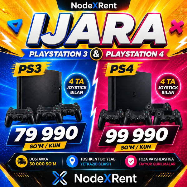 Аренда PlayStation 3 и PlayStation 4 посуточно blur bg
