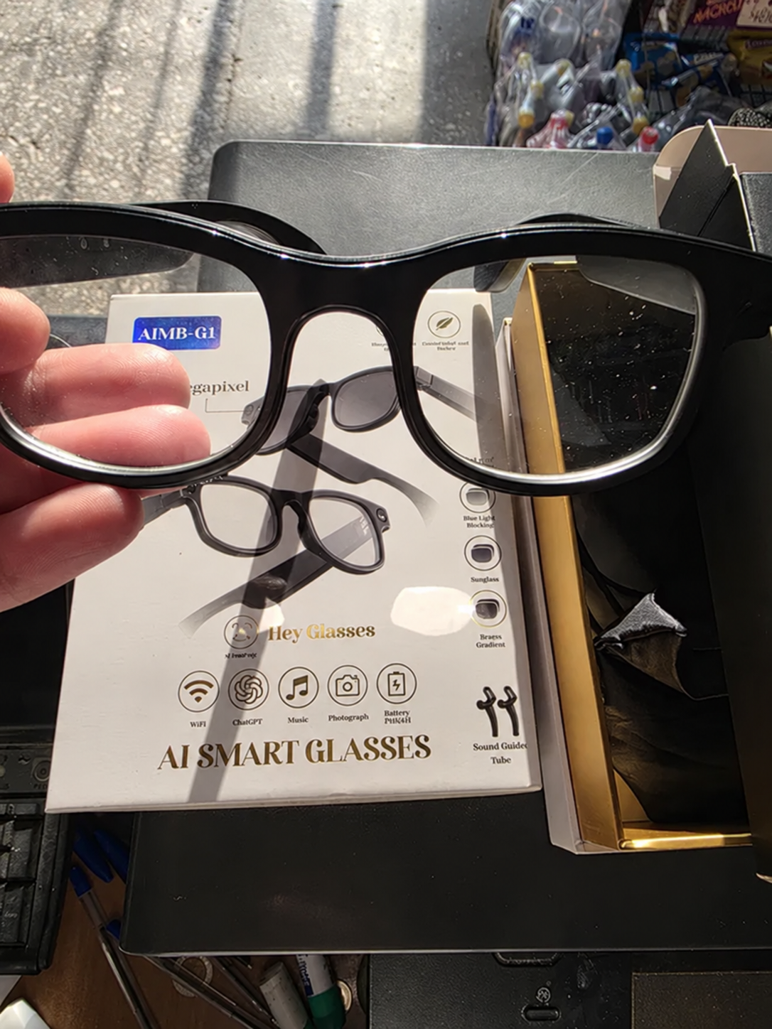 AI Smart Glasses Lux с камерой и сменными линзами image 2