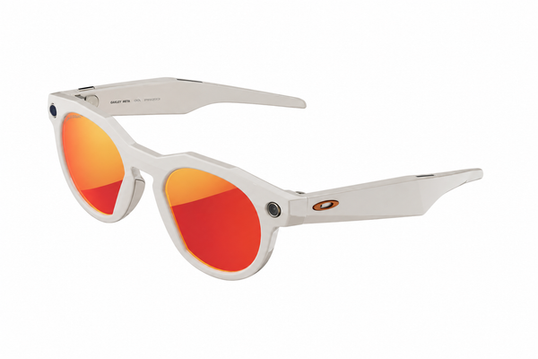 Oakley Meta Warm Grey / Prizm Ruby blur bg