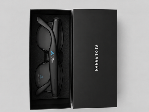 AI glasses — умные очки с ИИ blur bg