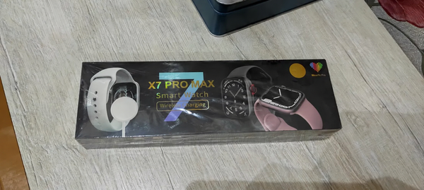 X7 Pro Max — зелёные, беспроводная зарядка blur bg