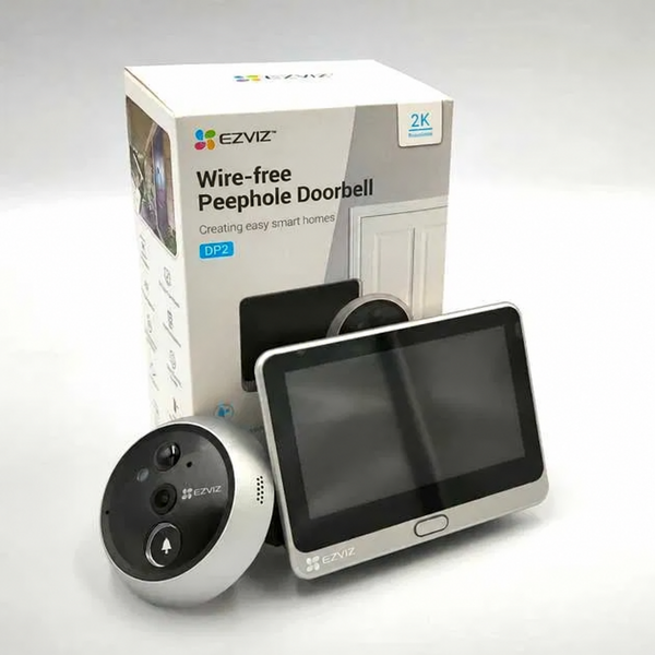 Ezviz CS-DP2 (3MP) умный дверной домофон с Wi-Fi blur bg