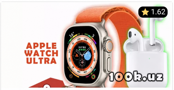 Smart watch va Airpods 2.2 blur bg
