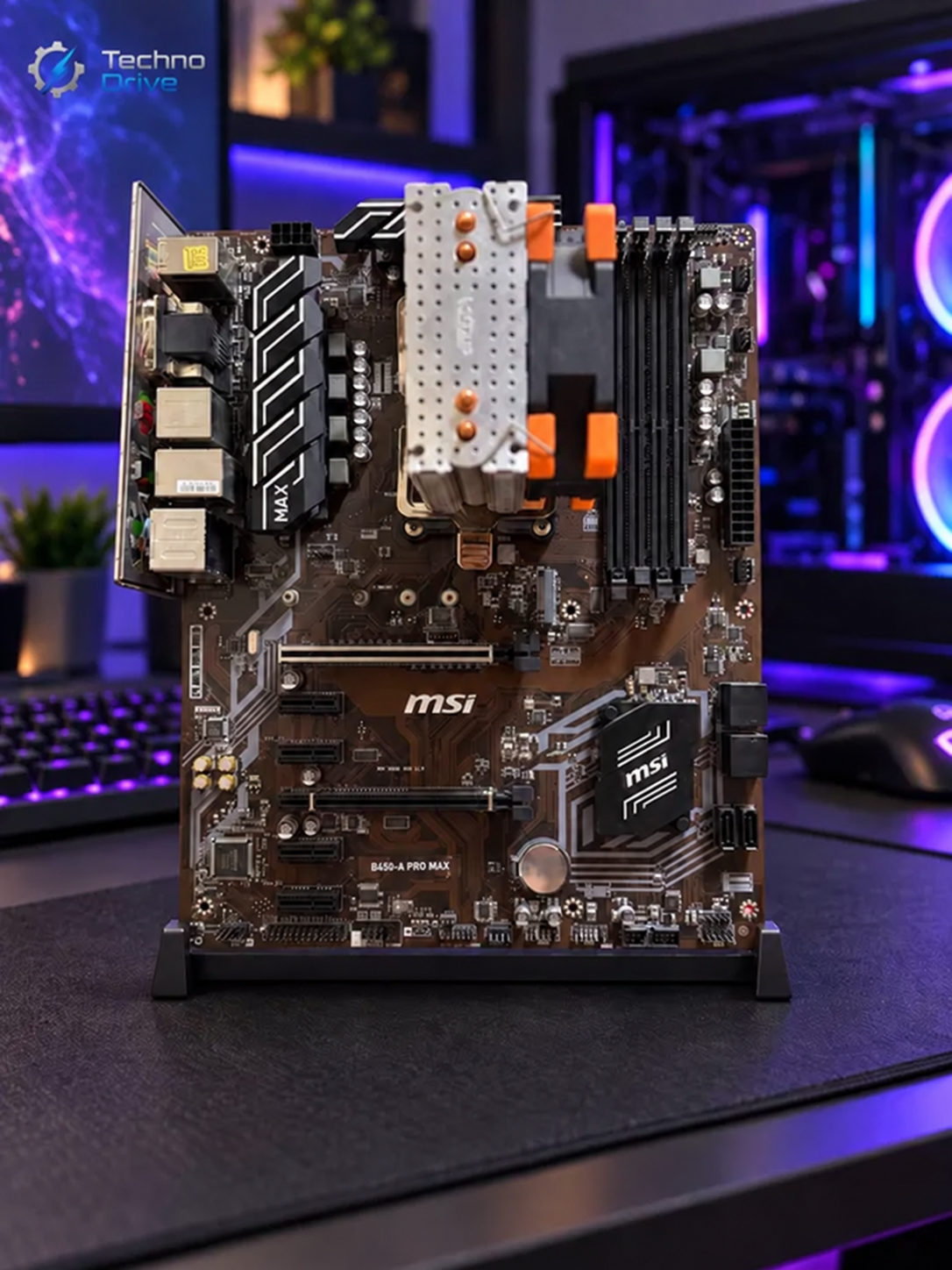Комплект AMD Ryzen 5 2600 + MSI B450-A Pro Max image 0