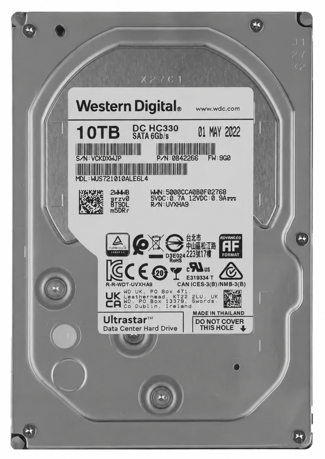 Жёсткий диск WD Purple 10 ТБ для видеонаблюдения image 0