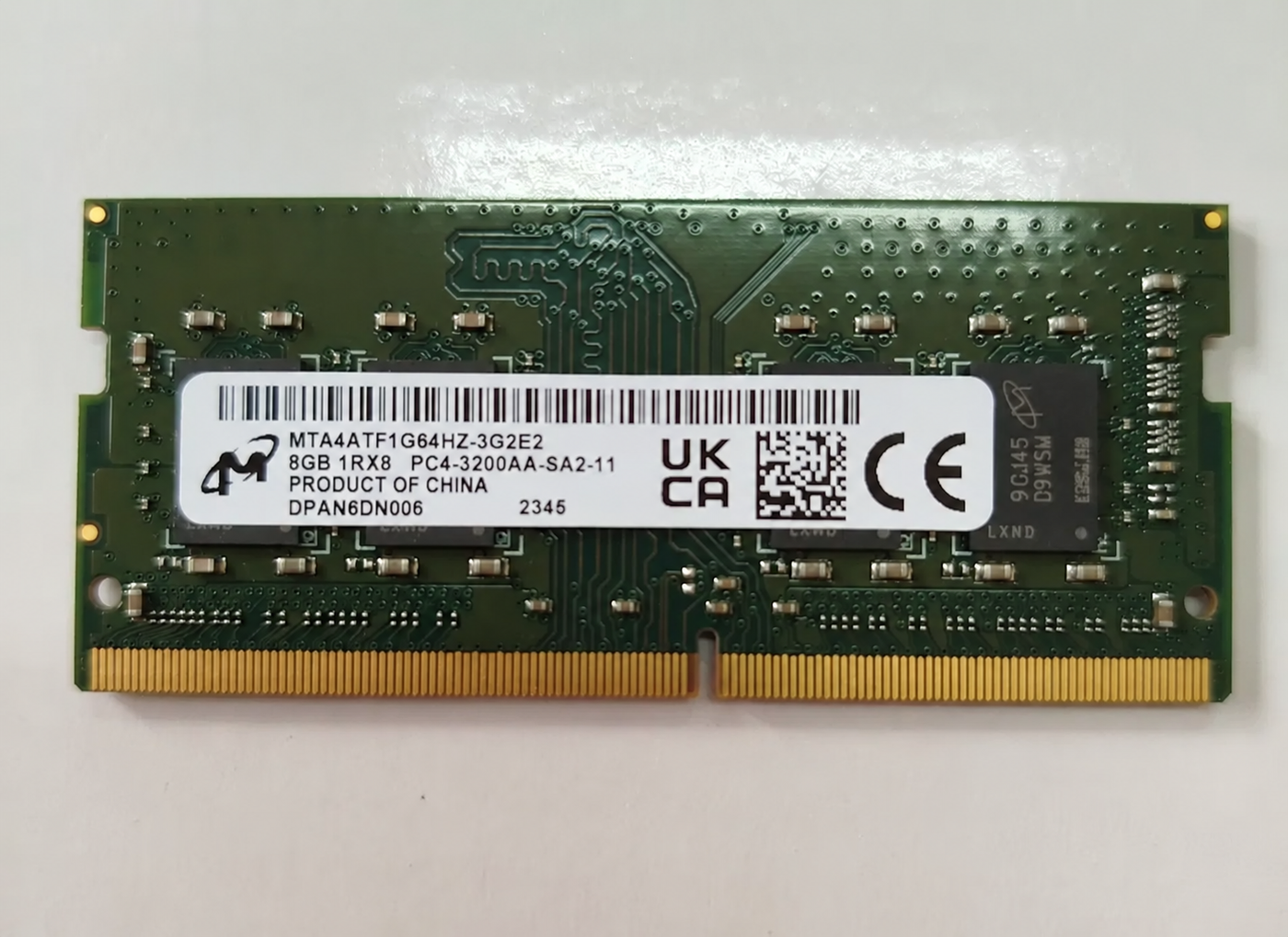 Оперативная память DDR4 8 ГБ 3200 МГц SO-DIMM image 0