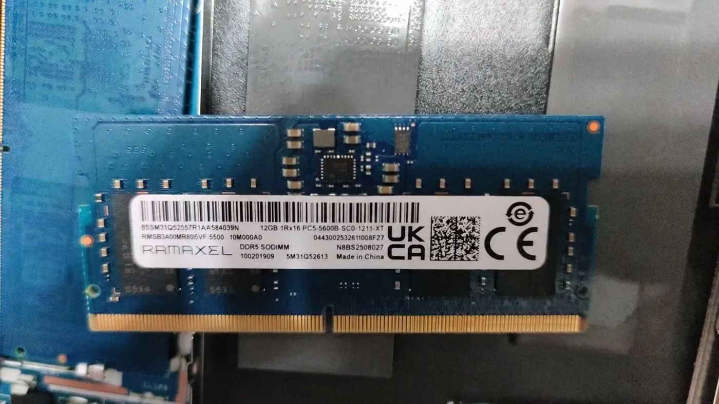 Оперативная память Ramaxel DDR5 12 ГБ 5600 МГц SO-DIMM image 1